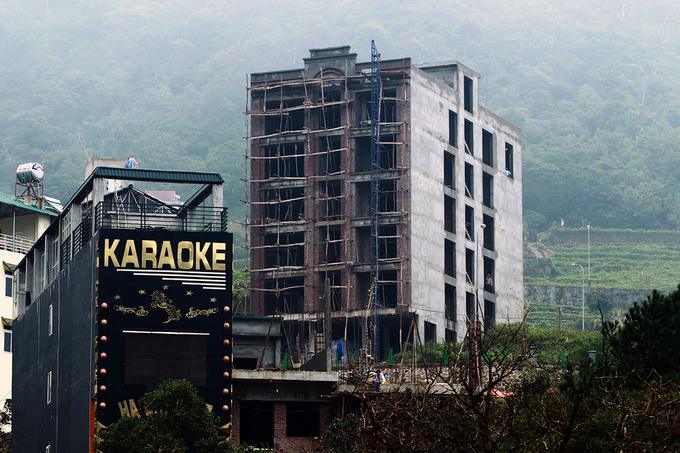 Đại công trường ở thị trấn nghỉ dưỡng Tam Đảo